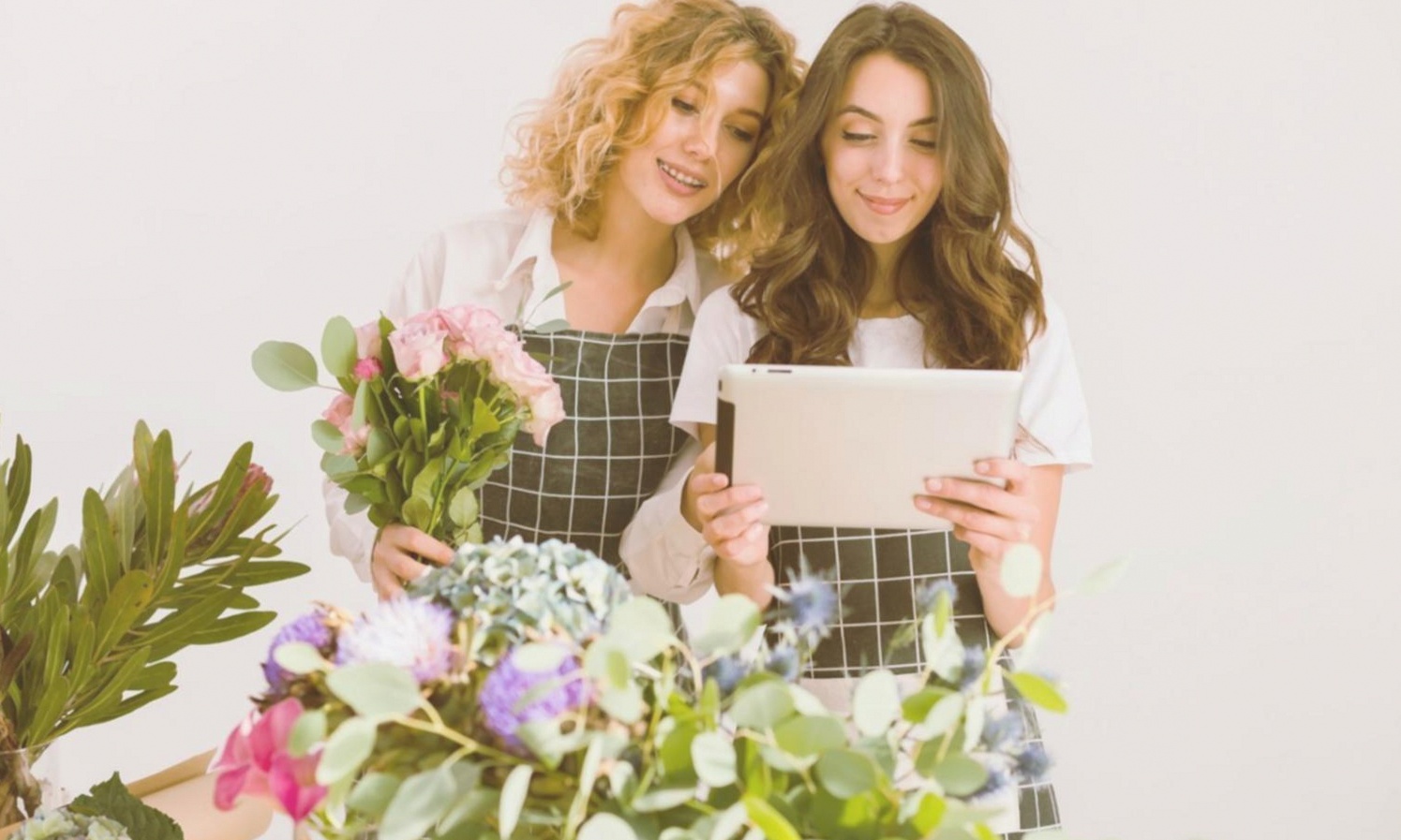 Atelier de composition de bouquets style naturel